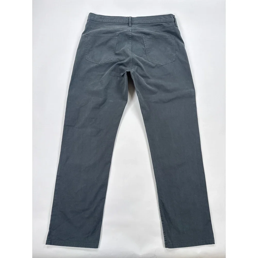 Flint and Tinder 365 Pant Mens 36 Gray Straight Fit Chino Workwear Aesthetic
